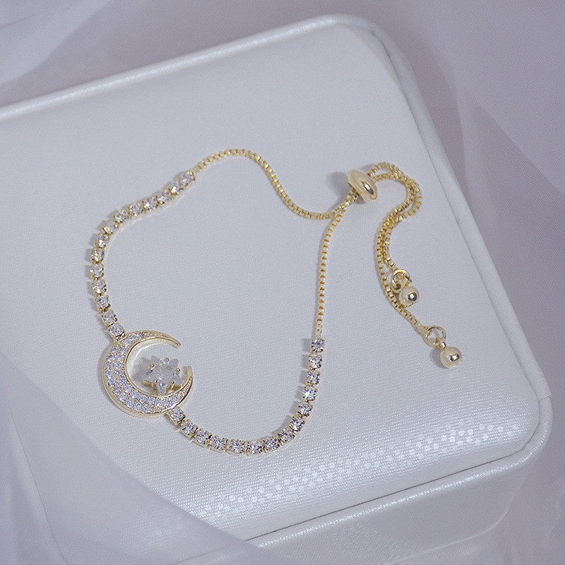 Wholesale Diamond Petal Butterfly Bracelet