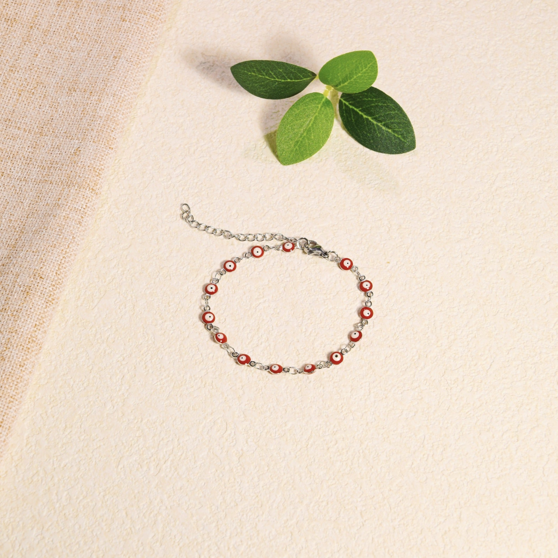 Wholesale  Stainless Steel Jewelry Retro Devil's Eye Geometric Bracelet