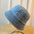 Wholesale Denim Fisherman Hat  All-match Min Style Letter Big Head  Sunshade Hat
