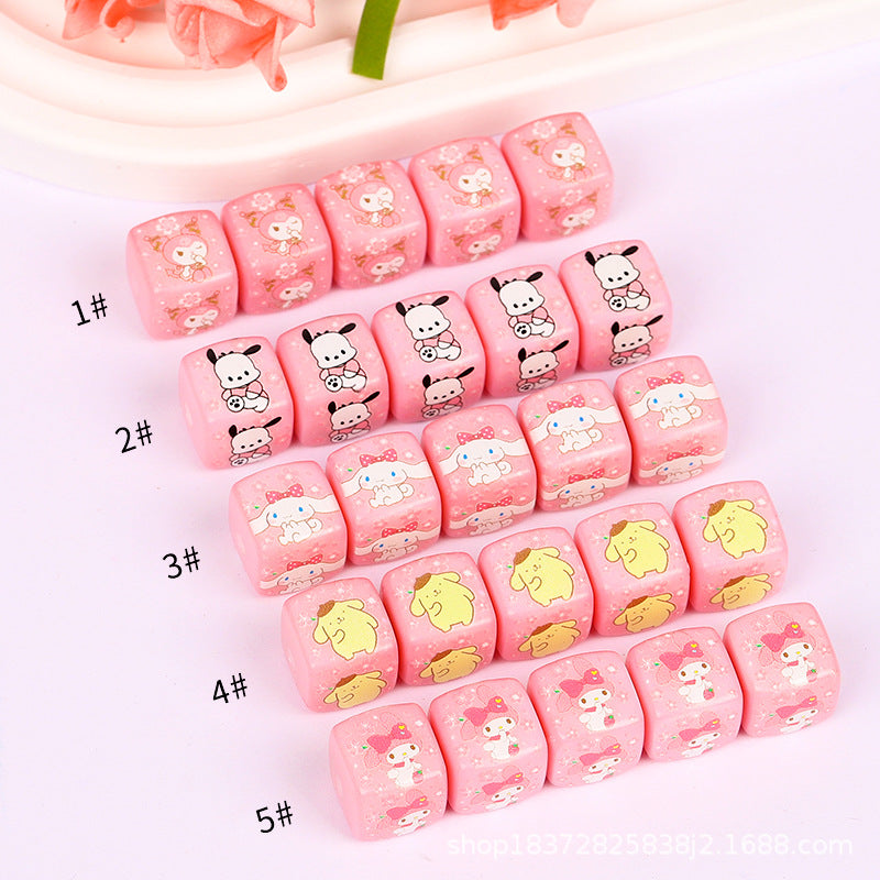 Wholesale random 10pcs Cartoon Series   Focal Beads DIY Bead Accessories ACCVIP