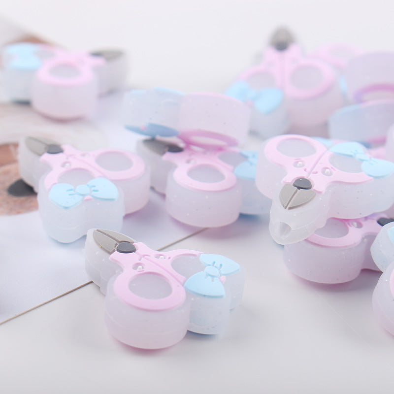 Wholesale Cartoon Cute Scissors Series Focal Beads DIY Bead Accessories