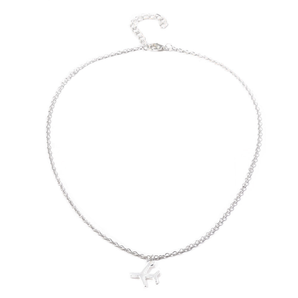 Wholesale  Alloy Necklace  Airplane Jewelry