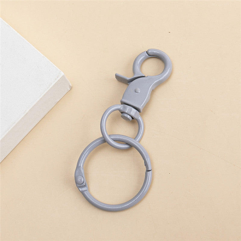 Wholesale 10pcs/pack Alloy Lobster Clasp Keychain Bulk DIY Accessories