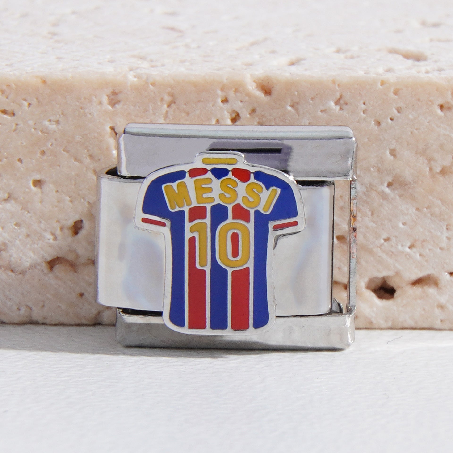 Wholesale Italian Charm Bracelet 9mm DIY Splicing Love Butterfly Football Club Stainless Steel Composable Bracelet