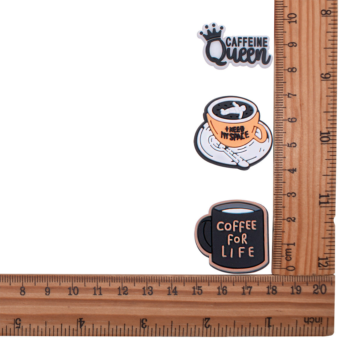 Wholesale Random 100pcs Coffee Series Shoes Accessories Shoes Charms