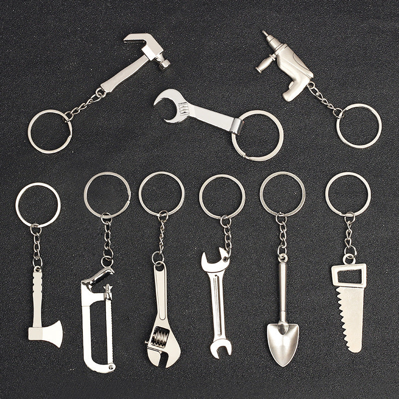 Wholesale Father's Day Adjustable Wrench Tool Metal Keychains ACC-KC-HongAo012