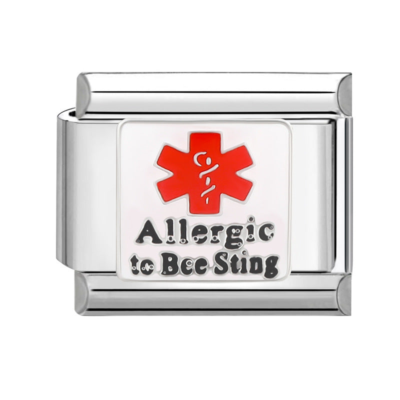 Wholesale  Italian Beaded Bracelet 9mm DIY Splicing Removable Stainless Steel Combinable Bracelet