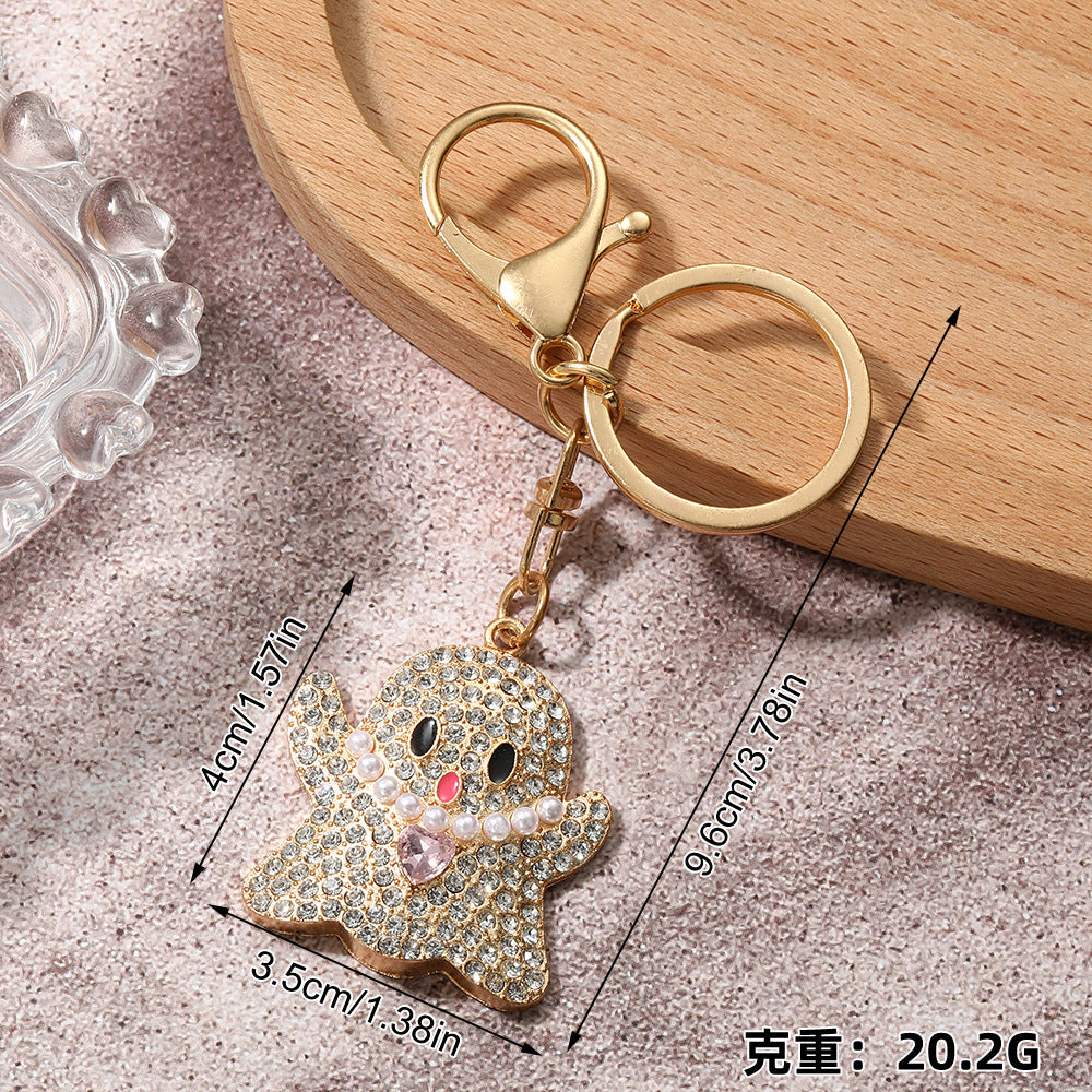 Wholesale Full Rhinestone  Keychain Fashion Decorative Accessory for Car Keys or Bag