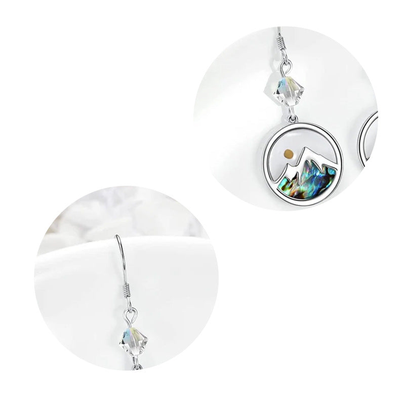 Wholesale Stainless Steel Earrings Hill Shell Mustard Seed Earrings ACC-ES-MS014