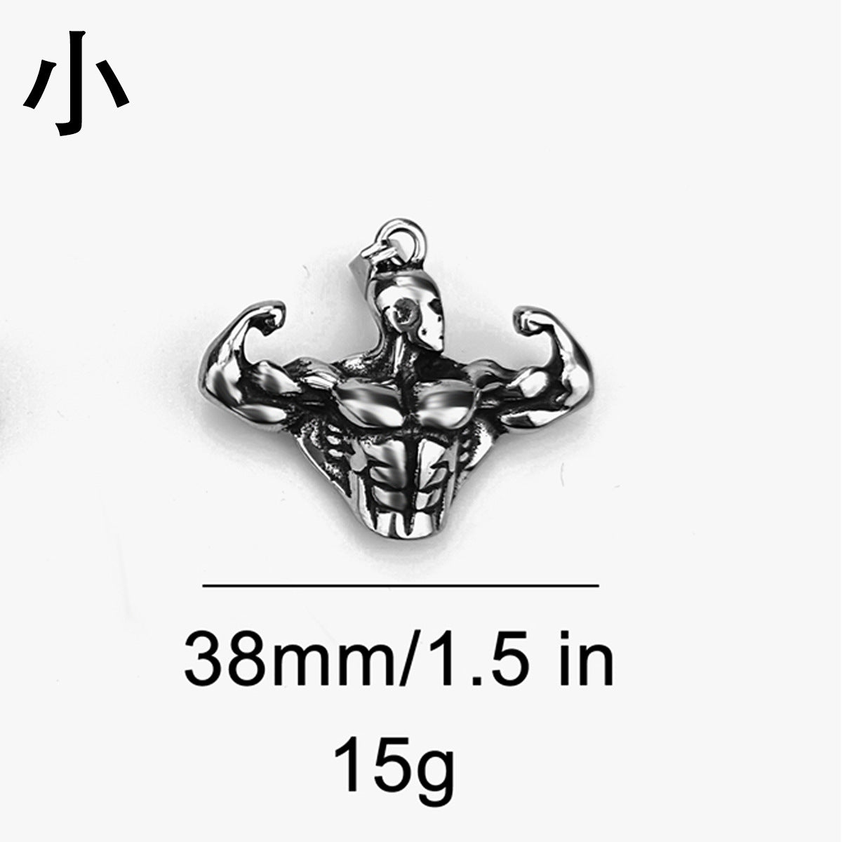 Wholesale Vintage Men's Sports Fitness Necklace Stainless Steel ACC-NE-Ruig004