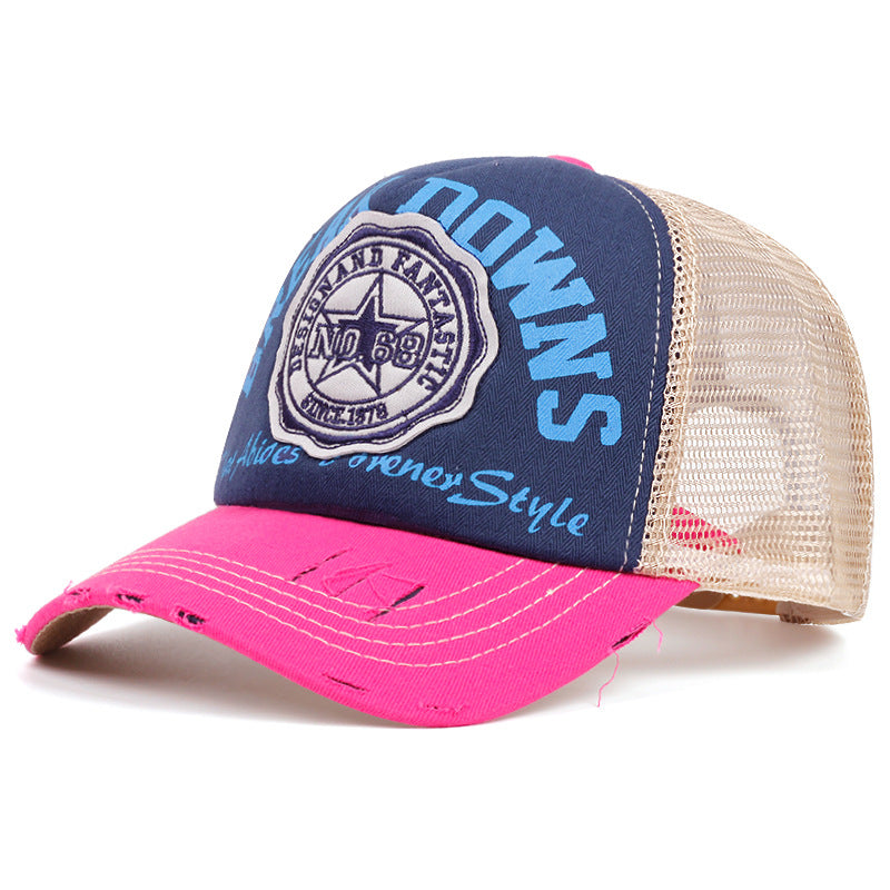 Wholesale Embroidered Five-pointed Star Letters Baseball Hat ACC-HT-QiNiao024