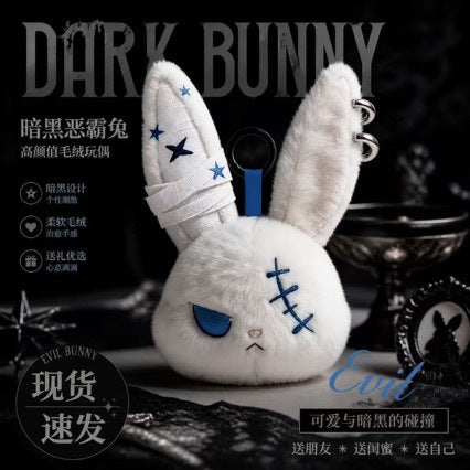 Wholesale Plush Rabbit Keychain Pendant Dark Purple European Style,  Boutique Resale
