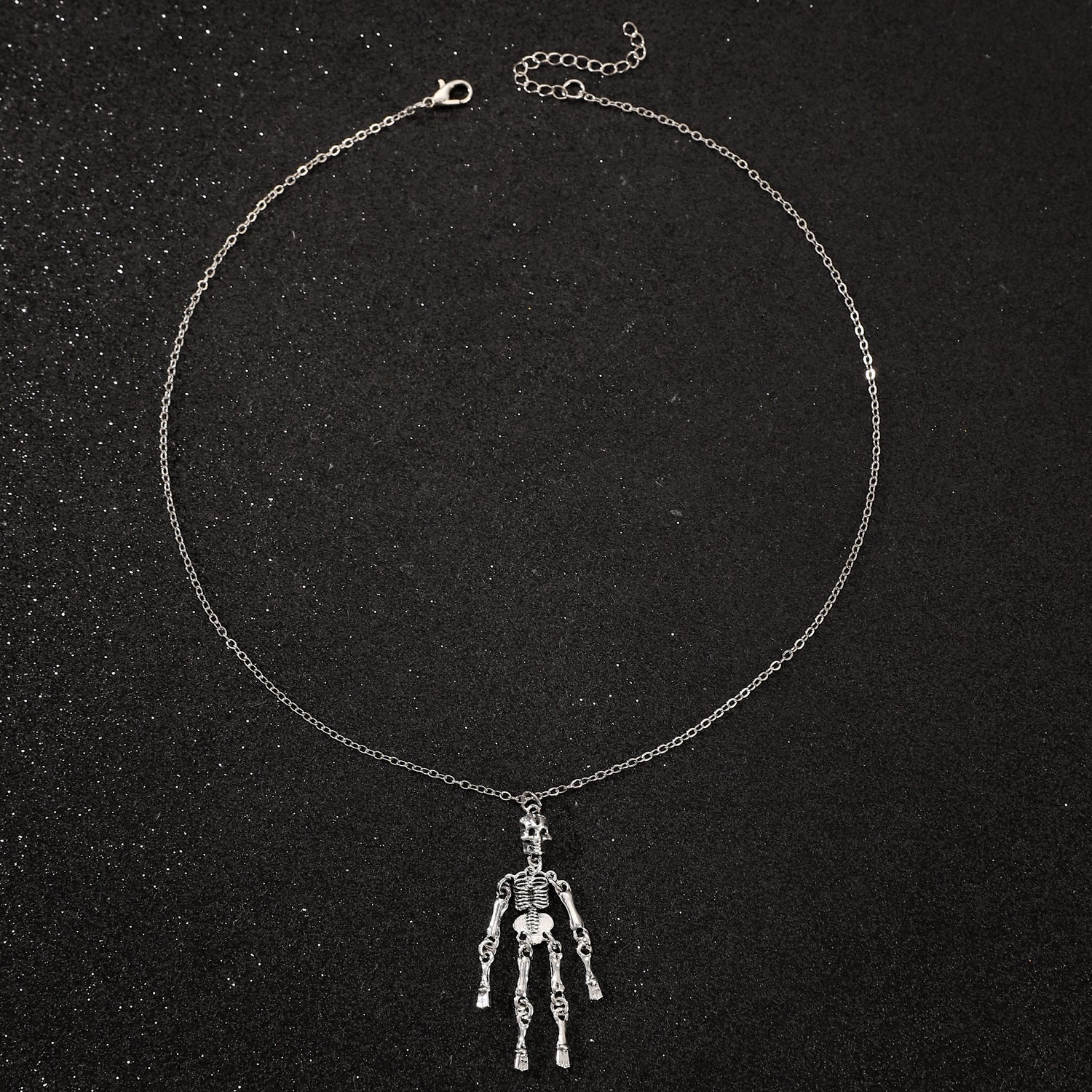 Wholesale Punk Style Skull Pendant Necklace Trendy Jewelry Accessory for Gift Boutique Resale