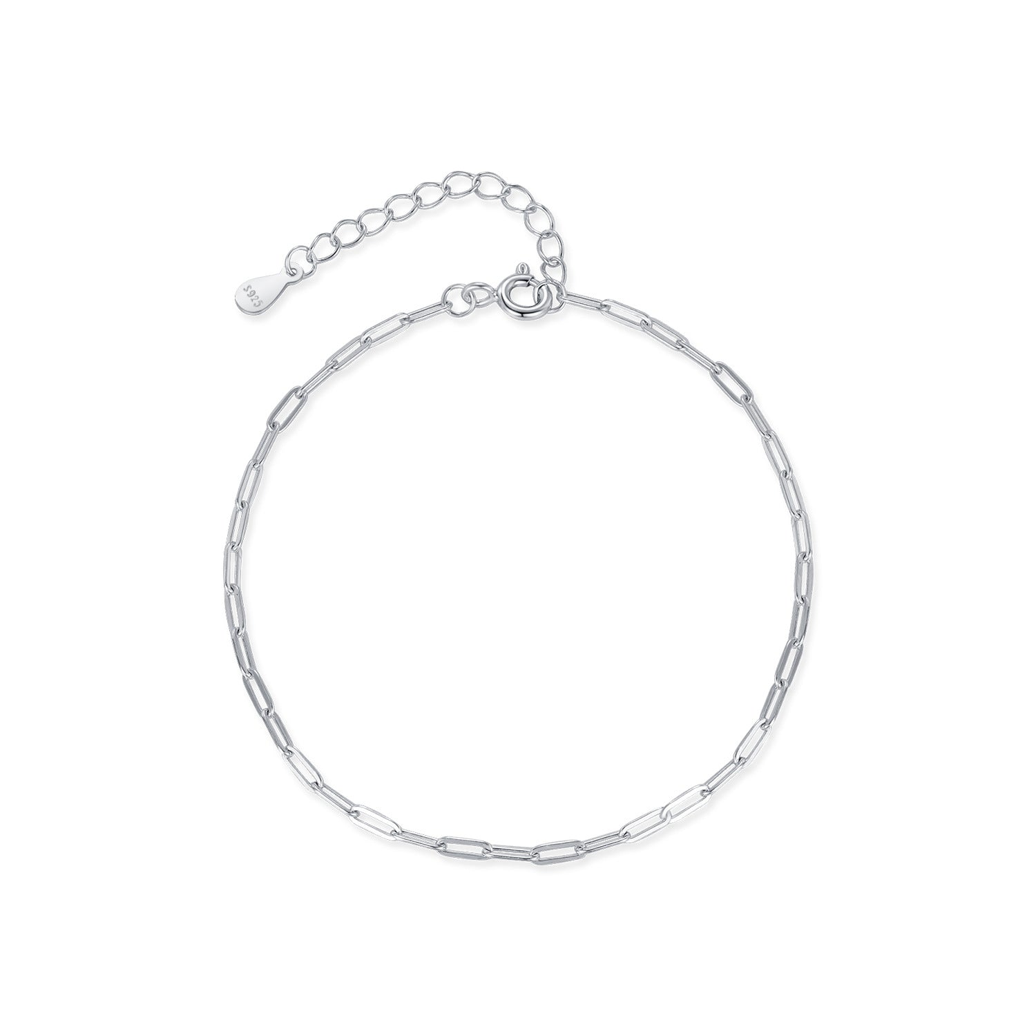 Wholesale  S925 Silver Hollow Chain Bracelet
