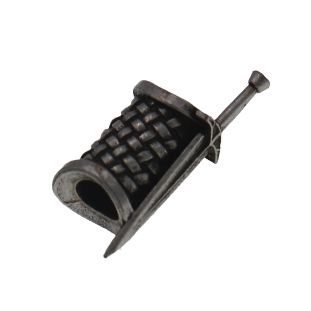 Wholesale Vintage Men's Plaid Rune Pendant Accessories Necklace Pendant ACC-PT-Hongg001