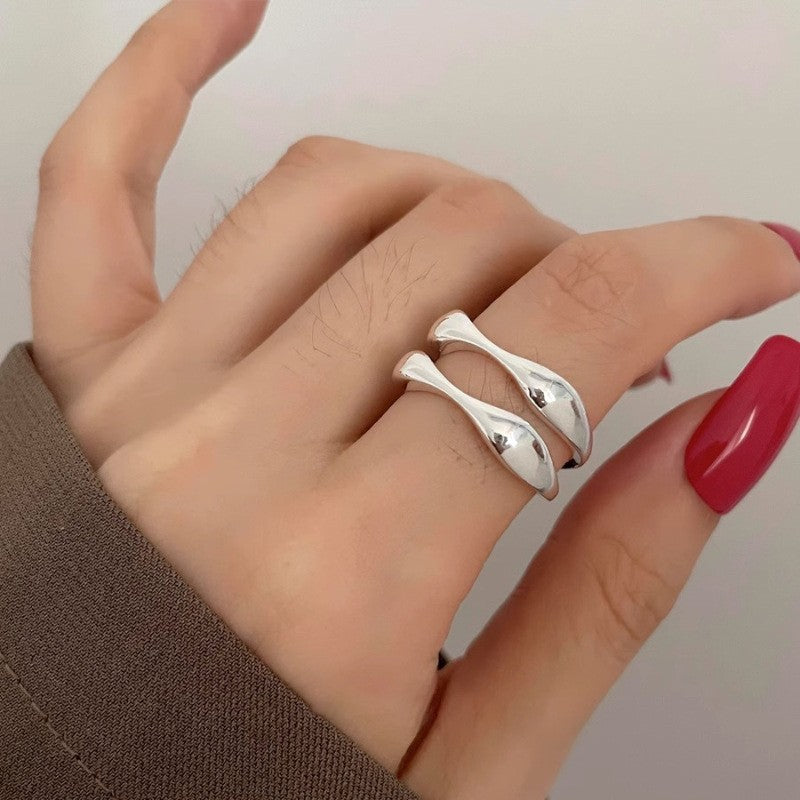 Wholesale Plain Love Ring with Adjustable Opening ACC-RS-YaoFeng010