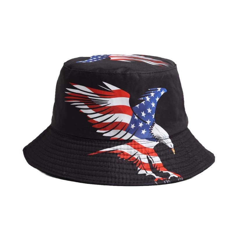 Wholesale eagle positioning digital printing fisherman hat
