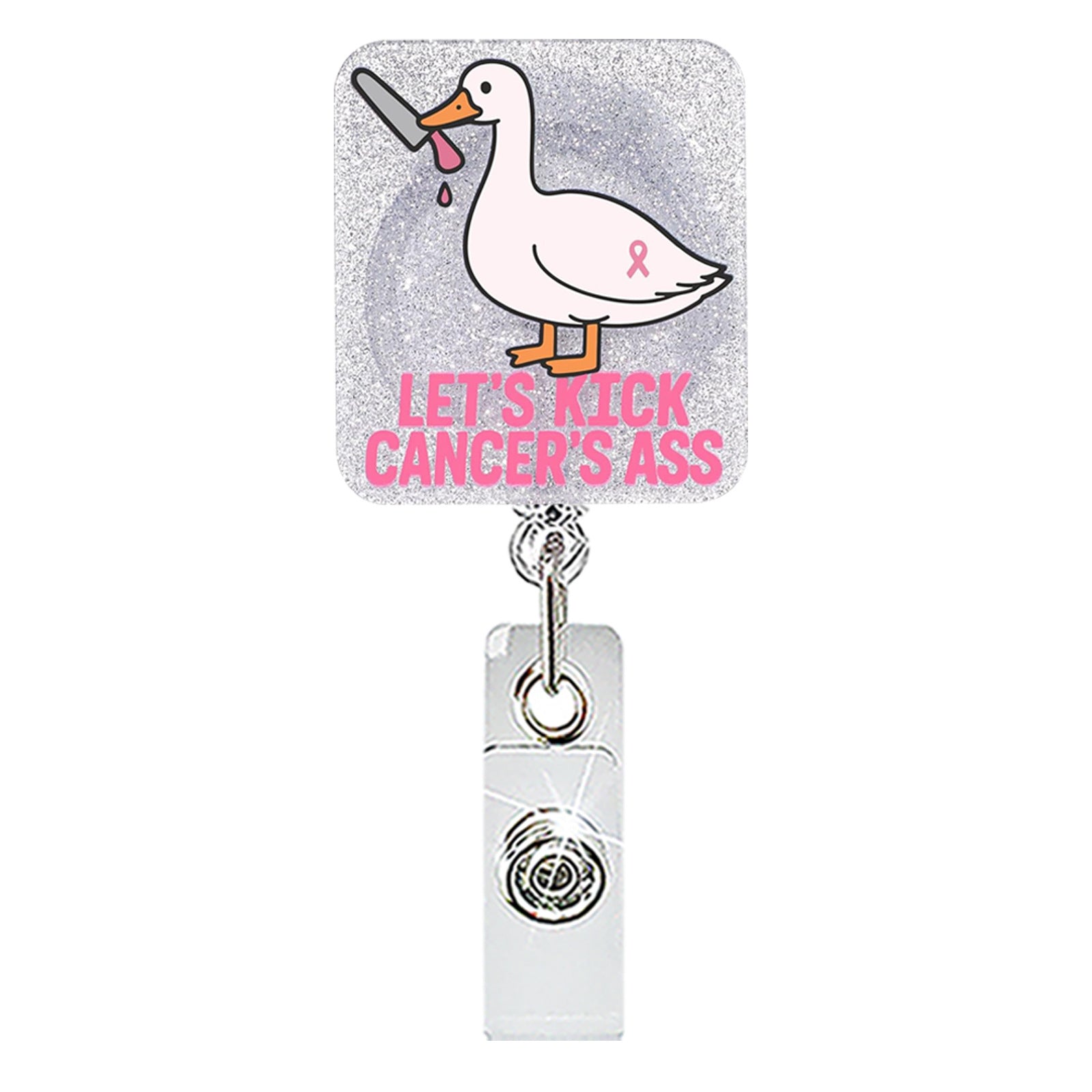 Wholesale Acrylic Retractable Badge Reel with Bow Jellyfish Pin Fashion Accessory for Resale