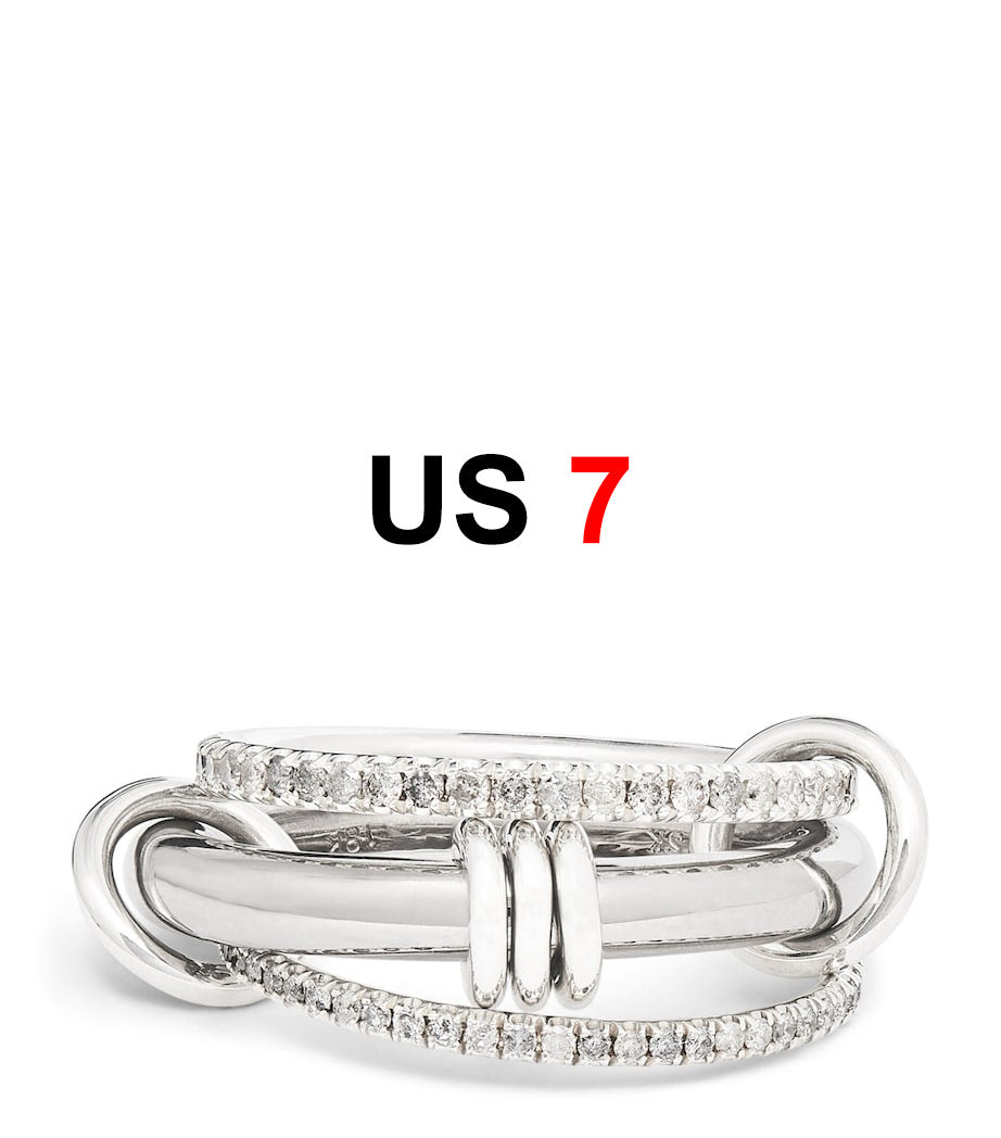 Wholesale Double Row  Stackable Triple Ring