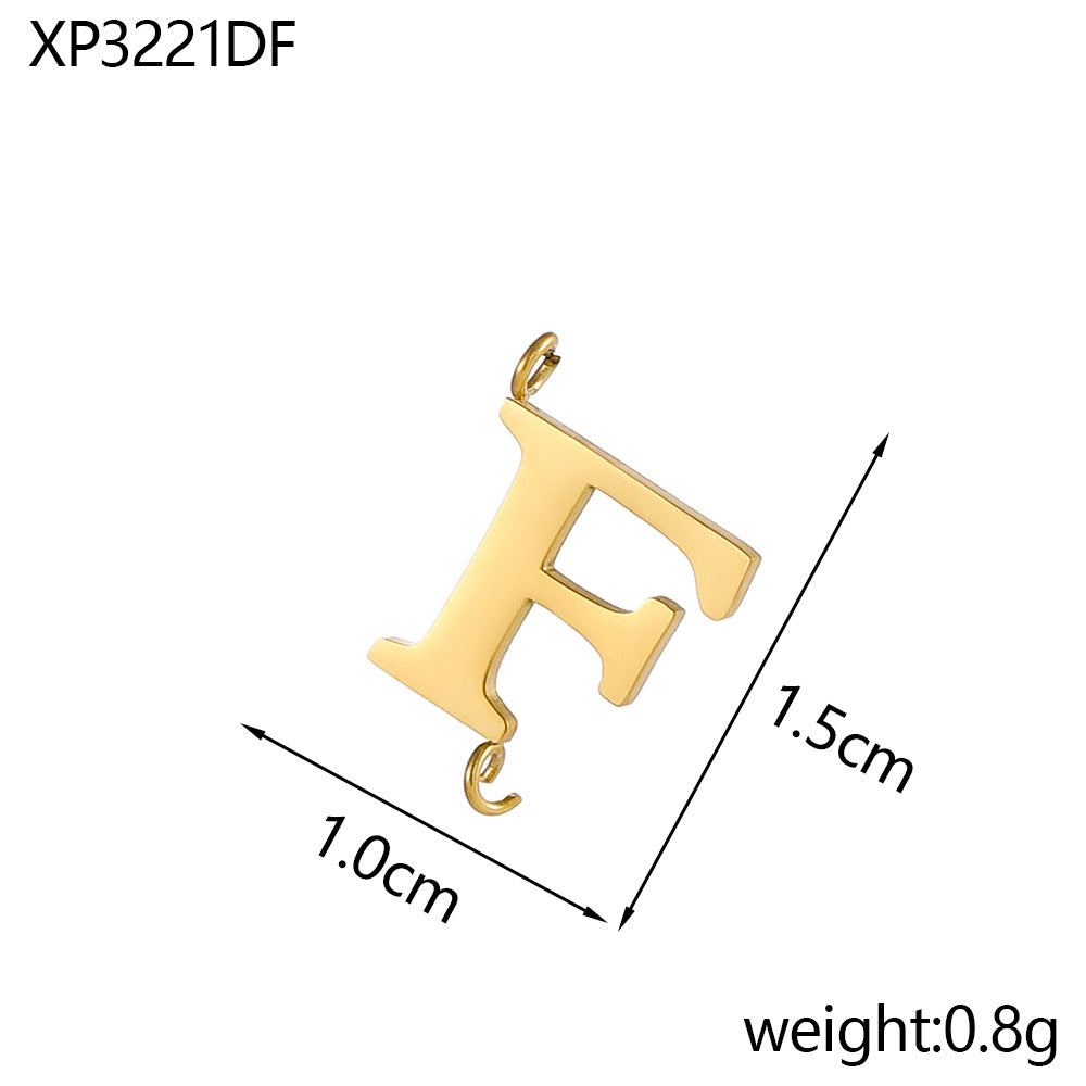 Wholesale Stainless Steel 26 Letter Pendant