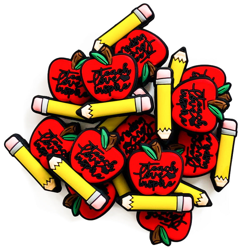 Wholesale of 10PCS Apple Pencil Food Grade Silicone Beads ACC-BDS-WDX036