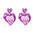 Wholesale Valentine's Day  Lover Text Acrylic Earrings