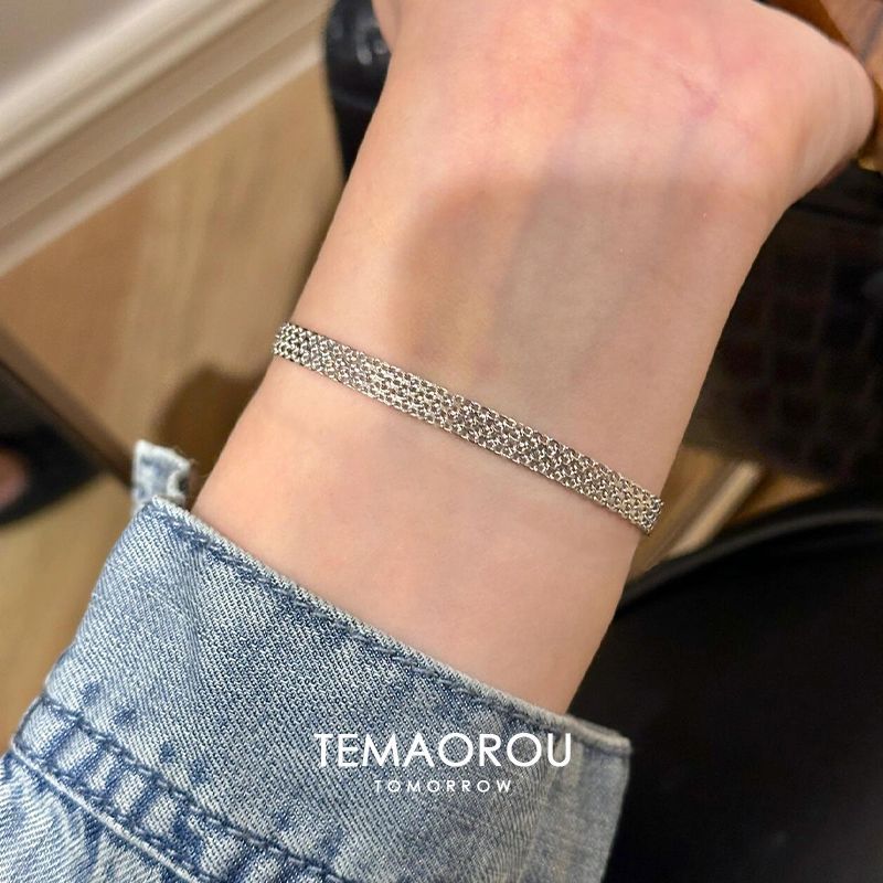 Wholesale Titanium steel Gold Strap Bracelet