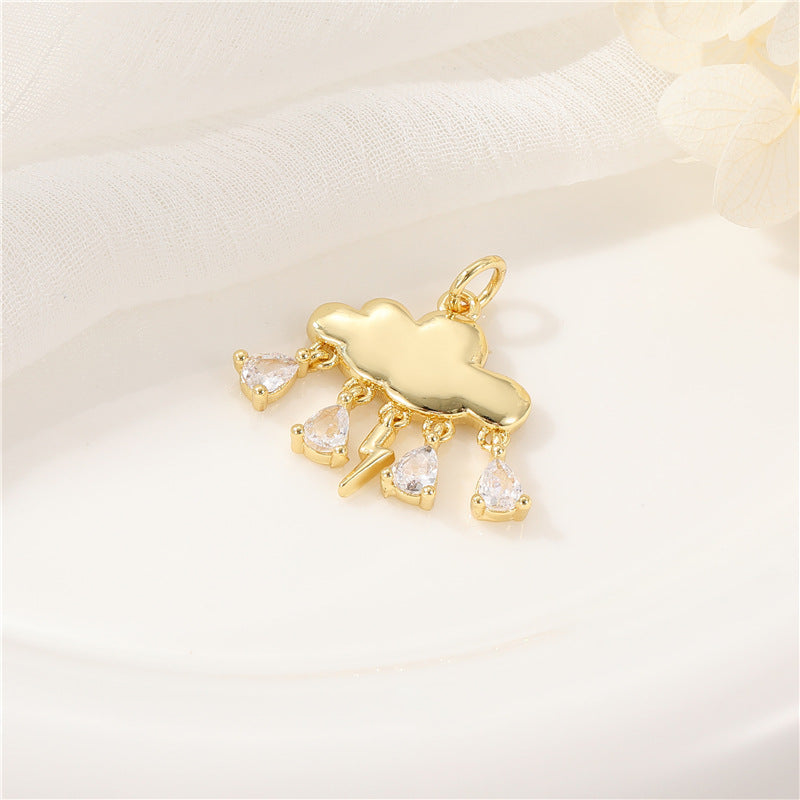 Wholesale Simple Gold Plated Pendant DIY Jewelry Making Fashion Accessory Gift