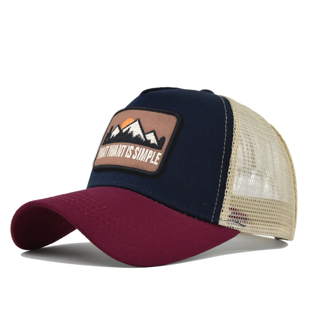 Wholesale Embroidered hill animal summer sunshade net hat