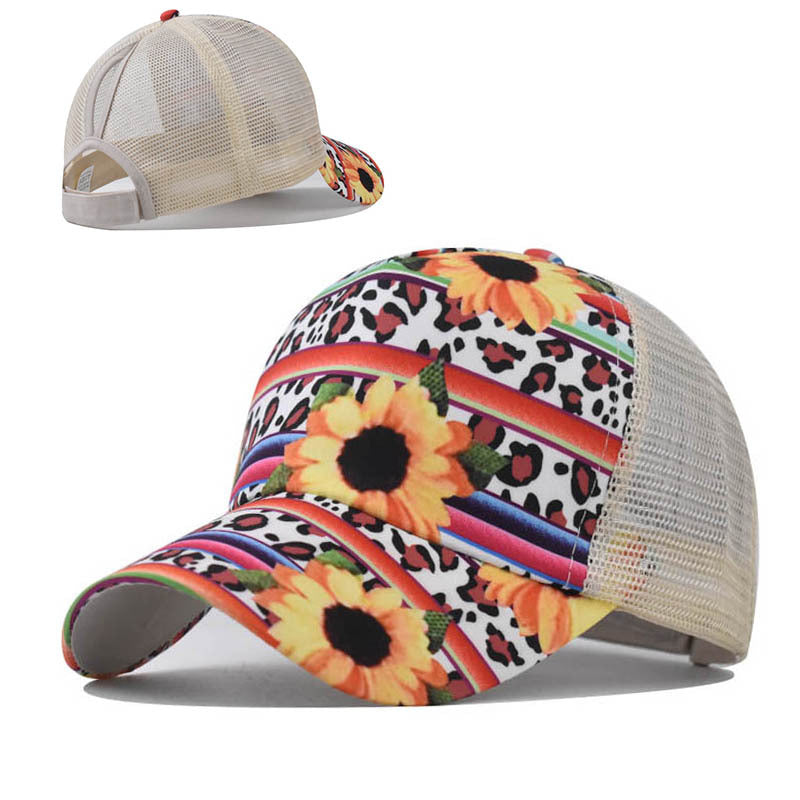 Wholesale Aztec Sunflower Leopard Print Baseball Cap Hat ACC-HT-ErXu002