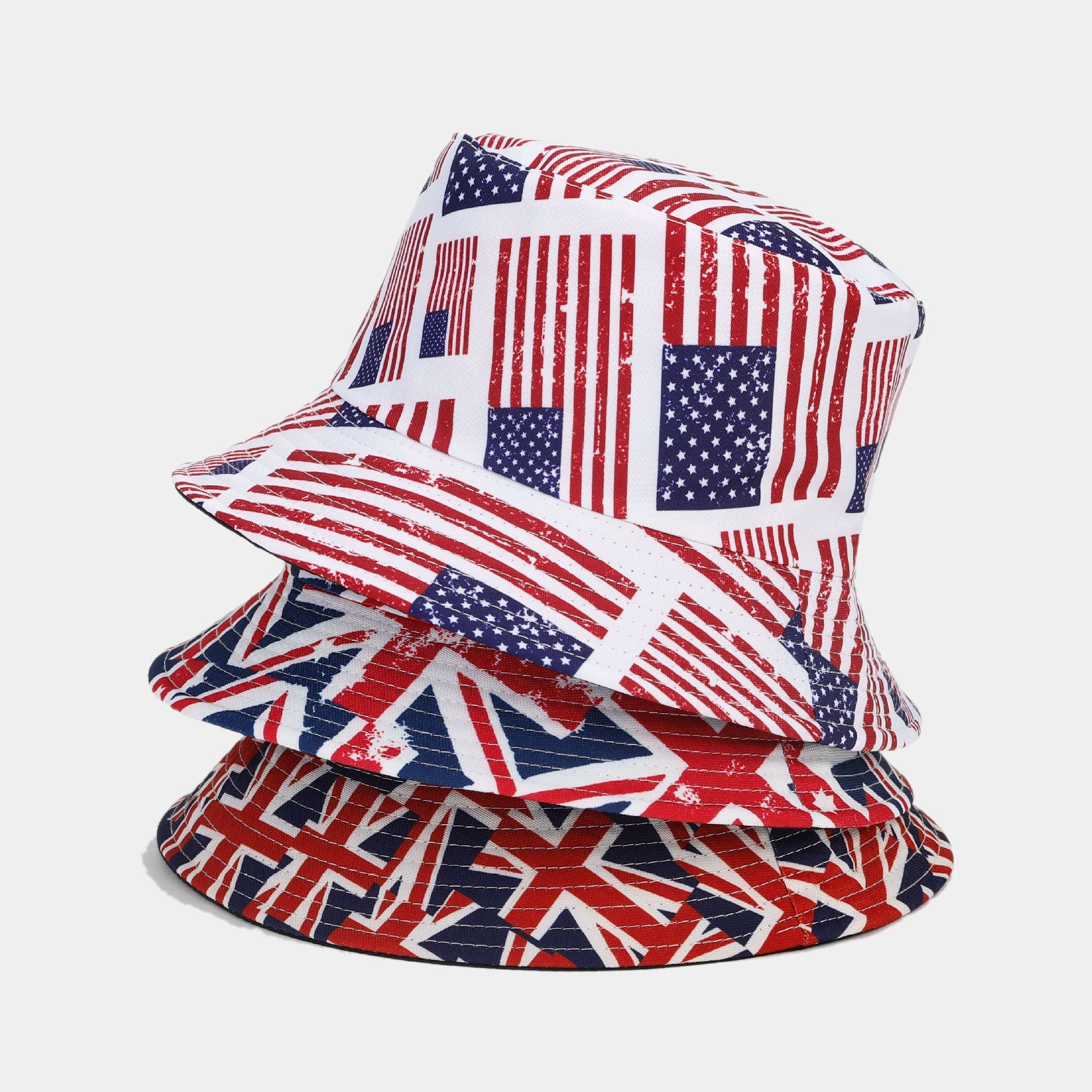 Wholesale Printed Pattern Double-sided Fisherman Hat Bucket Hat