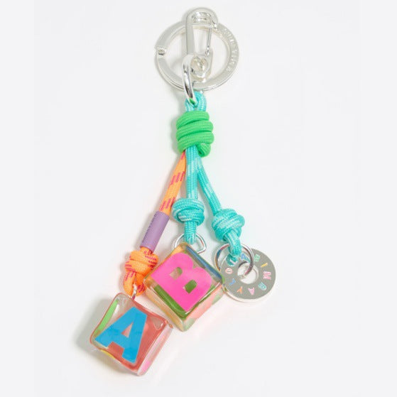 Wholesale Simple ins style letter love round keychain pendant bag accessories pendant