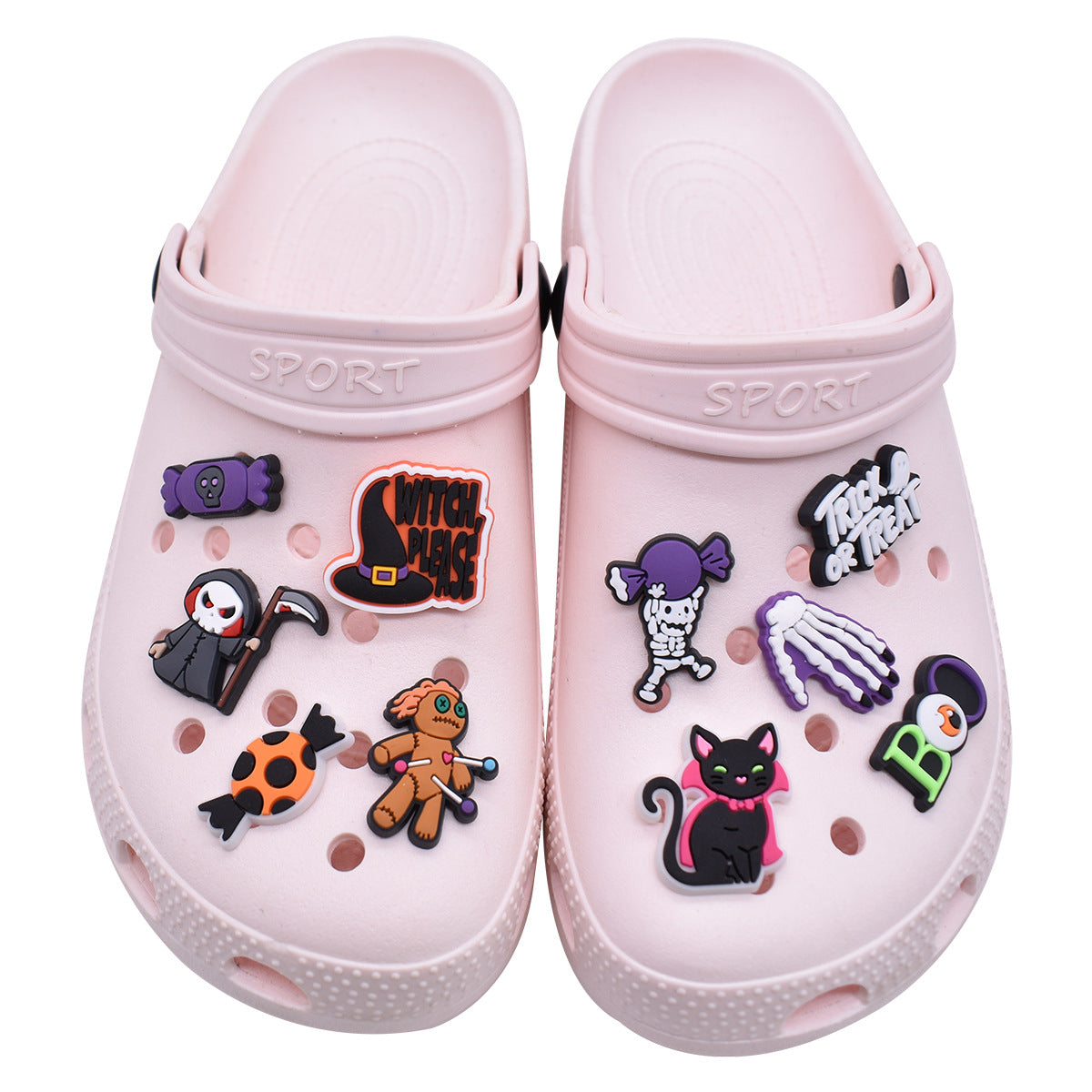 Wholesale Random 100pcs Halloween Party Shoes Accessories Shoes Charms ACC-SC-RYY052