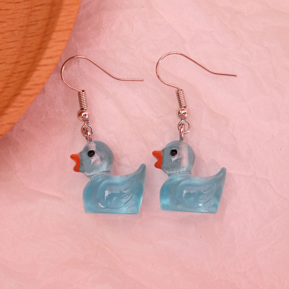 Wholesale Cartoon Animal Cute Little Duck Earrings