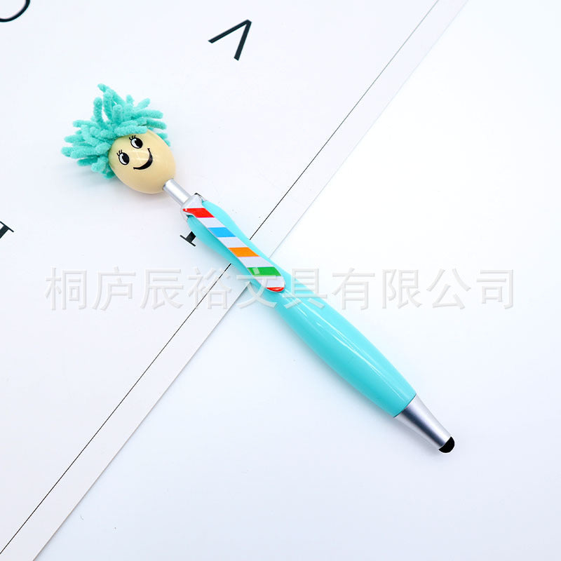 Wholesale  Retro Children's Fun Fried Mr. Mao Touch Screen Ballpoint Pen