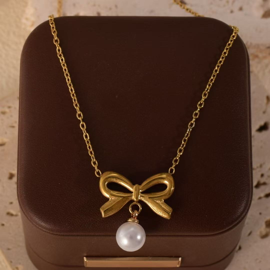 Wholesale Light Luxury  Bold Style Stainless Steel Necklace