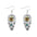 Wholesale  Personalized Simple Drop Earrings with Irregular Alloy Ear Jewelry