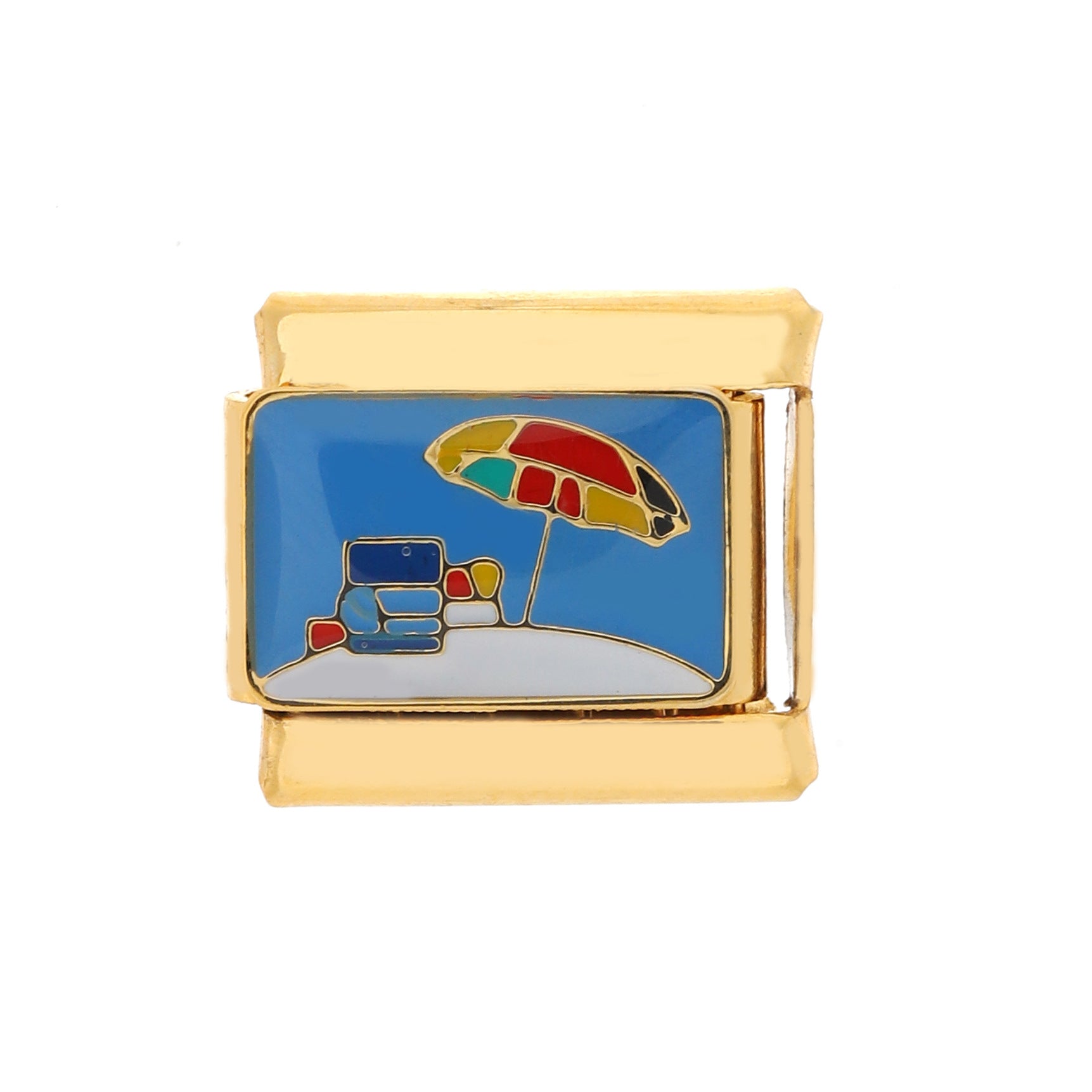 Wholesale 5pcs Italian Charm Bracelet Charm Module Stainless Steel Mother's Day Bracelet 9mm DIY Pattern Free Stitching Detachable Composable Bracelet ACC-BT-XY003