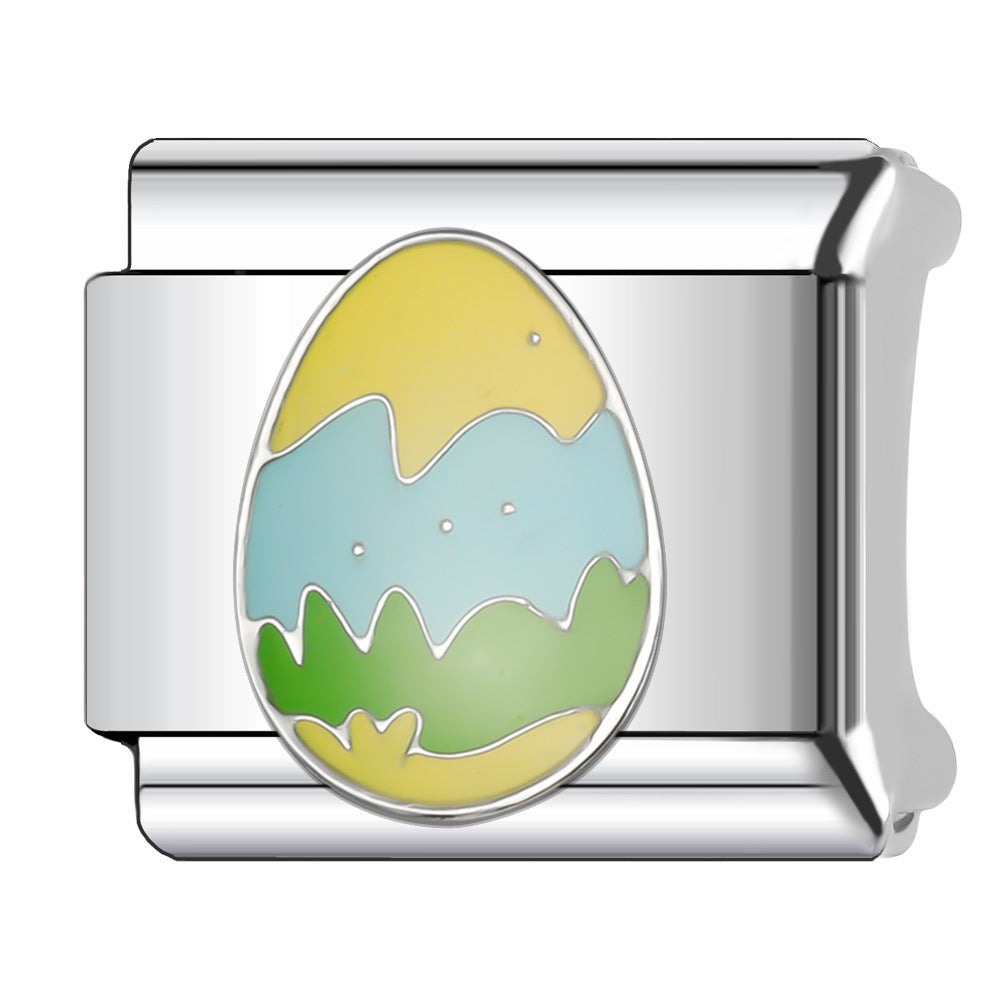 Wholesale Italian Charm Bracelet 9mm DIY Splicing Stainless Steel Christmas Elements Composable Bracelet