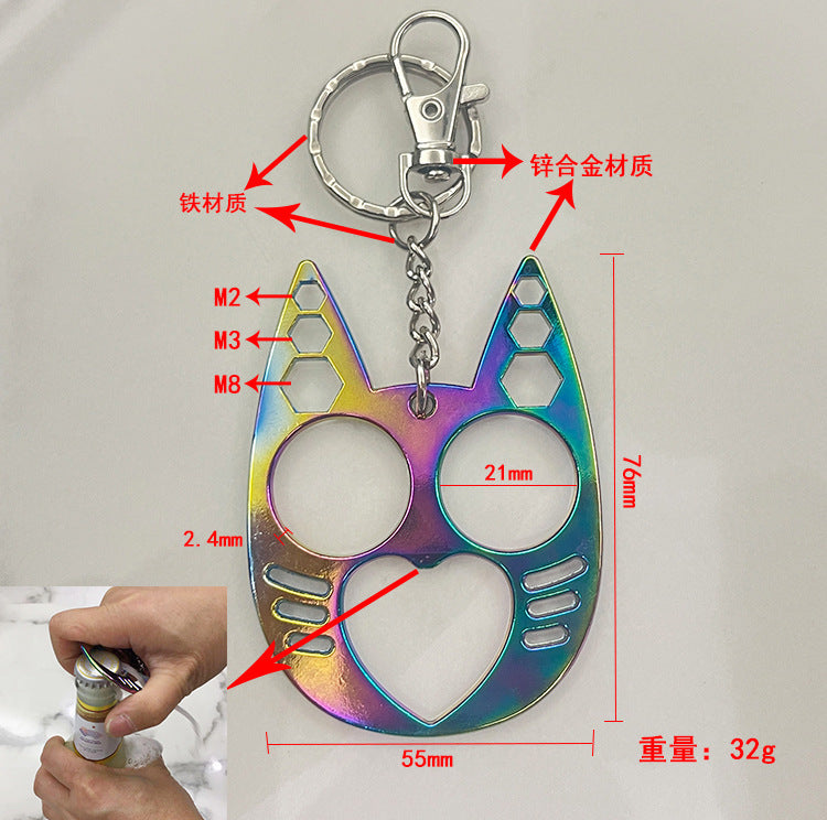 Wholesale 4 in 1 Cat Buckle Multi-function Keychain