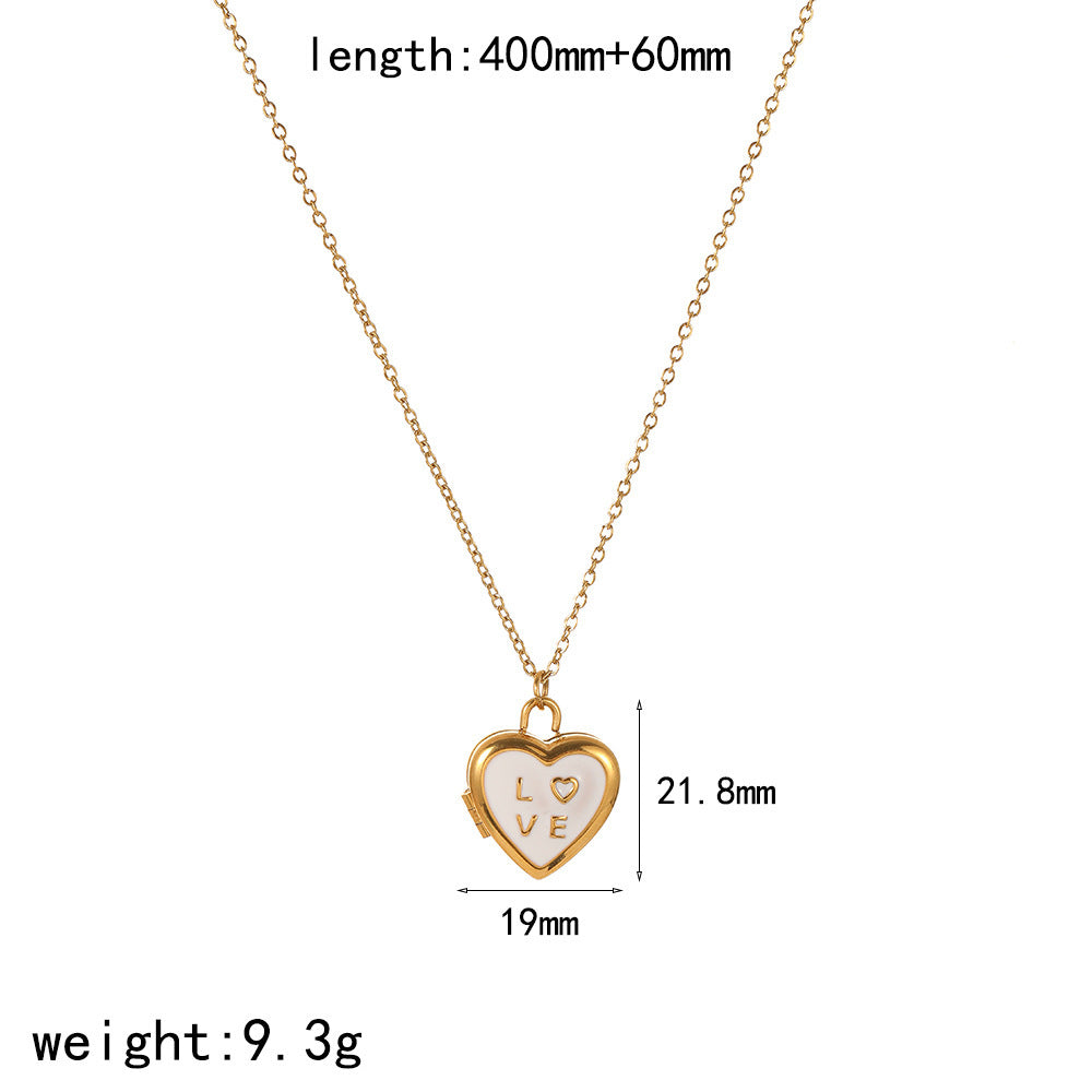 Wholesale Aliexpress Stainless Steel Photo Album Necklace