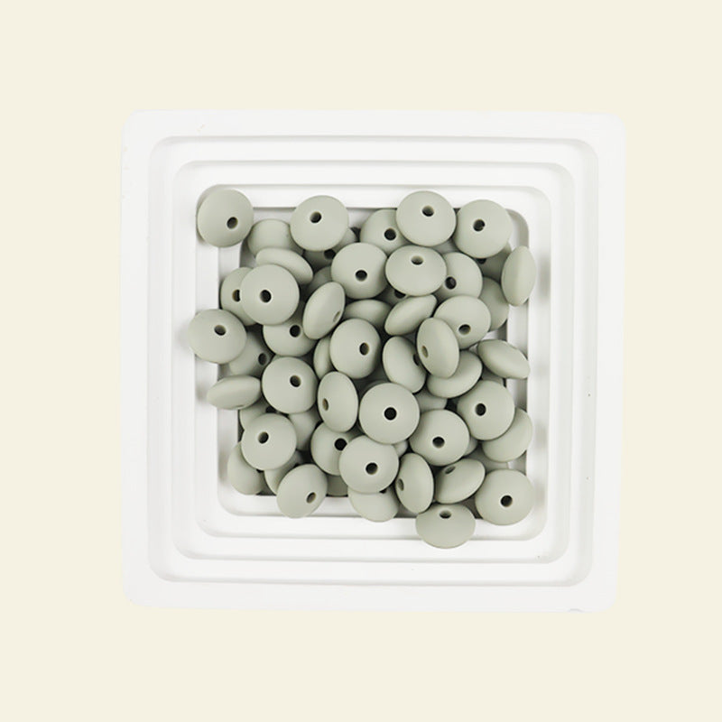 Wholesale 100pcs Abacus Beads 12mm Silicone Flat Beads DIY for Beadable ACC-BDS-JIaHao002