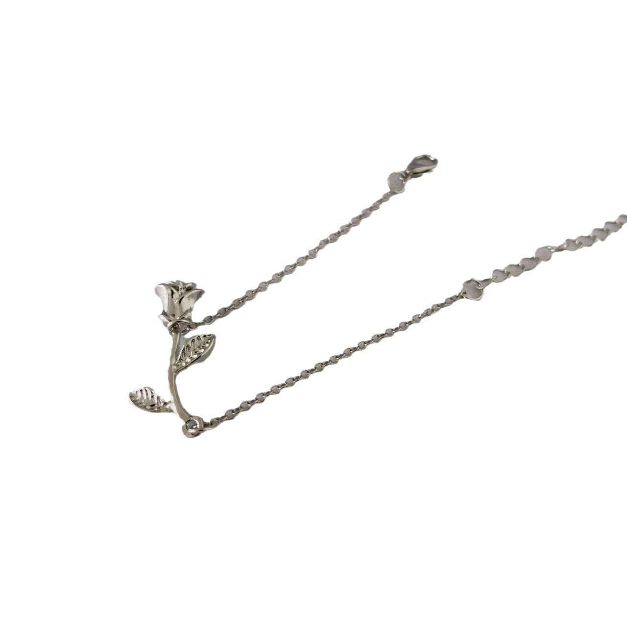Wholesale Alloy Electroplated Bracelet for Women with Golden Flower Leaves Design Jewelry Accessory Gift