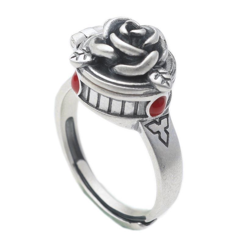 Wholesale Rose Open Adjustable Ring