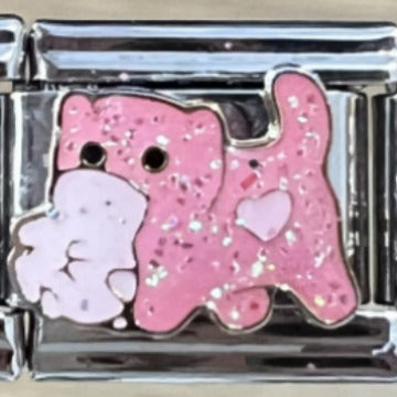 Wholesale Italian Charm Bracelet 9mm DIY Splicing Cute Dog Stainless Steel Composable Bracelet