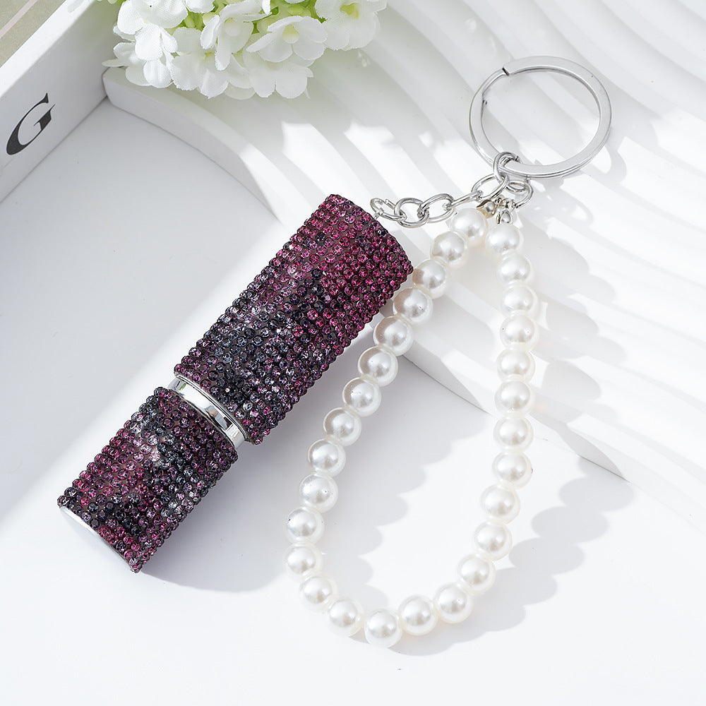 Wholesale  Diamond-Encrusted 5ml Creative  Keychain