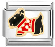 Wholesale Italian Charm Bracelet 9mm DIY Splicing Cute Dog Stainless Steel Composable Bracelet