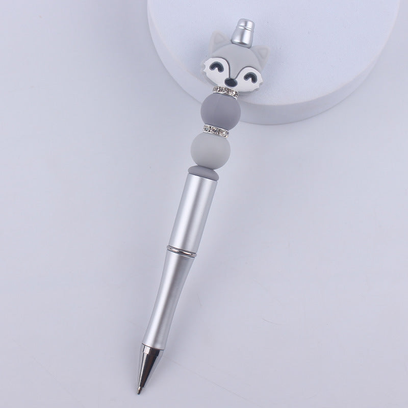 Wholesale  creative cartoon animal Kaola elephant silicone beads beaded pen