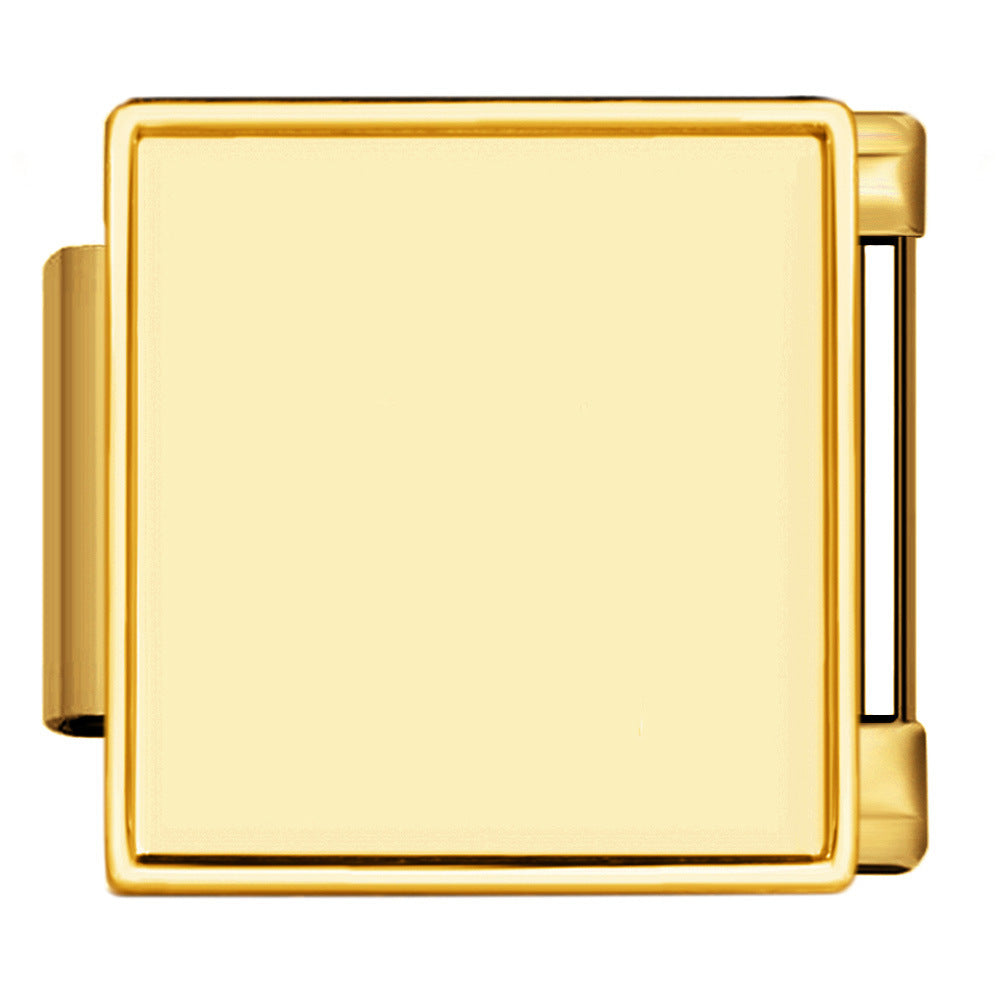 Wholesale Italian Module Bracelet Block Elastic ing Titanium Steel Strap Italian Charm