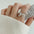 Wholesale 925 Silver Bow Ring Open Ring